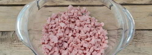 окрошка с солеными огурцами. Шаг 6