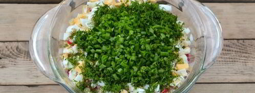 окрошка с солеными огурцами. Шаг 11