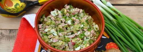 окрошка с солеными огурцами. Шаг 13