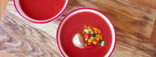 томатная окрошка. Шаг 7