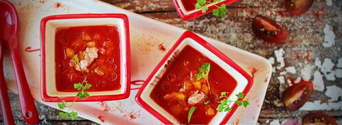 томатная окрошка. Шаг 8