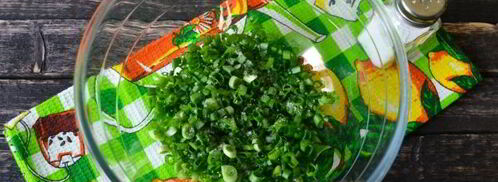 вегетарианская окрошка на квасе. Шаг 7