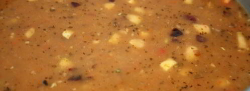 итальянский овощной суп минестроне. Шаг 13