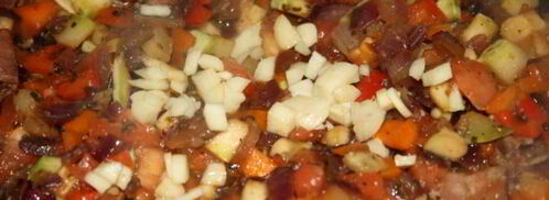 итальянский овощной суп минестроне. Шаг 10