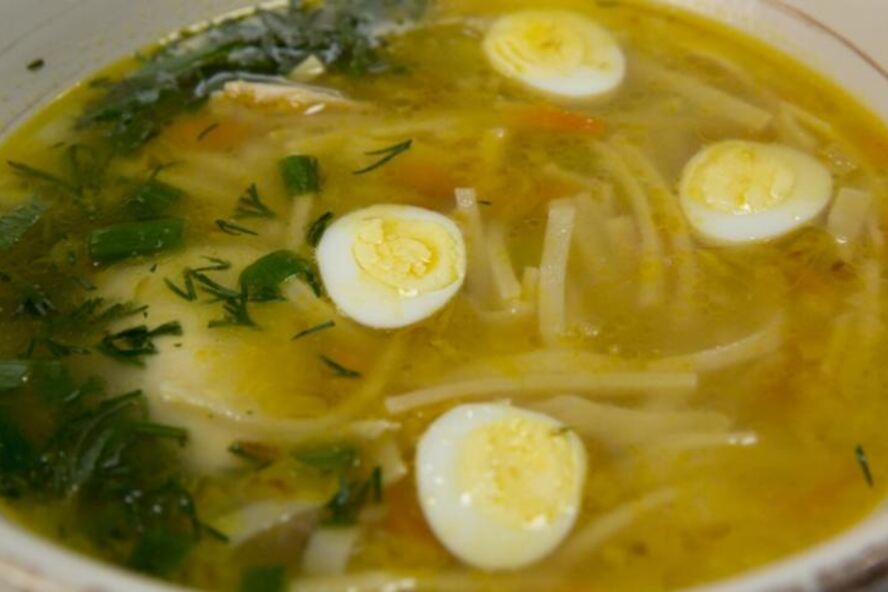 Рецепт куриного супа с лапшой и овощами