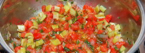 легкий овощной суп с рисом. Шаг 5