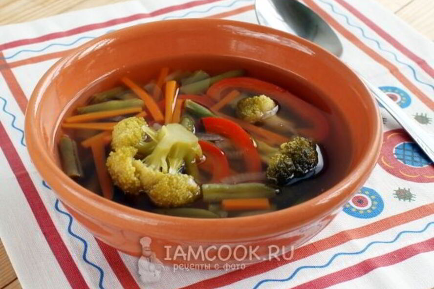 Рецепт легкого овощной суп
