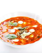 Минестроне с мини-моцареллой