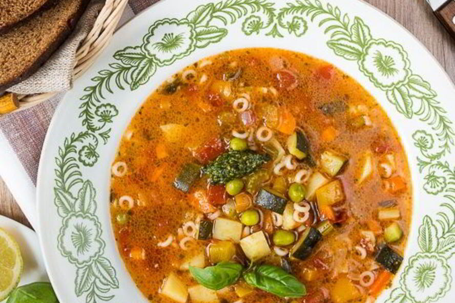 Рецепт минестроне с песто