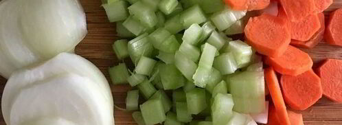 минестроне с рисом и песто из руколы. Шаг 3