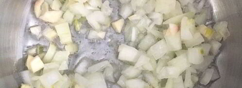 минестроне с рисом и песто из руколы. Шаг 4