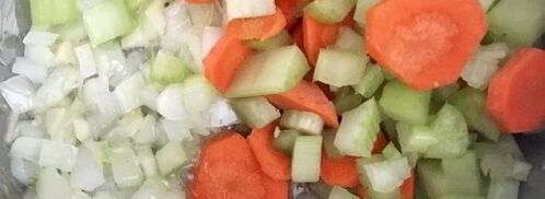 минестроне с рисом и песто из руколы. Шаг 5