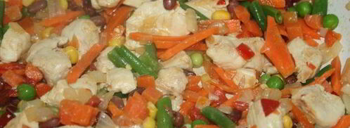 нежный суп с курицей, сыром и овощами. Шаг 4