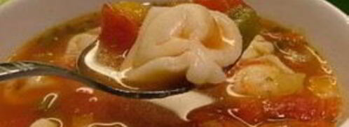 овощной суп с тортеллини. Шаг 6