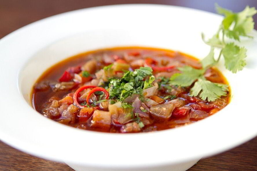 Рецепт овощного супа со специями