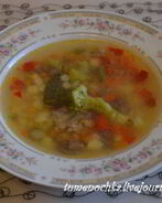 Овощной суп за 15 минут