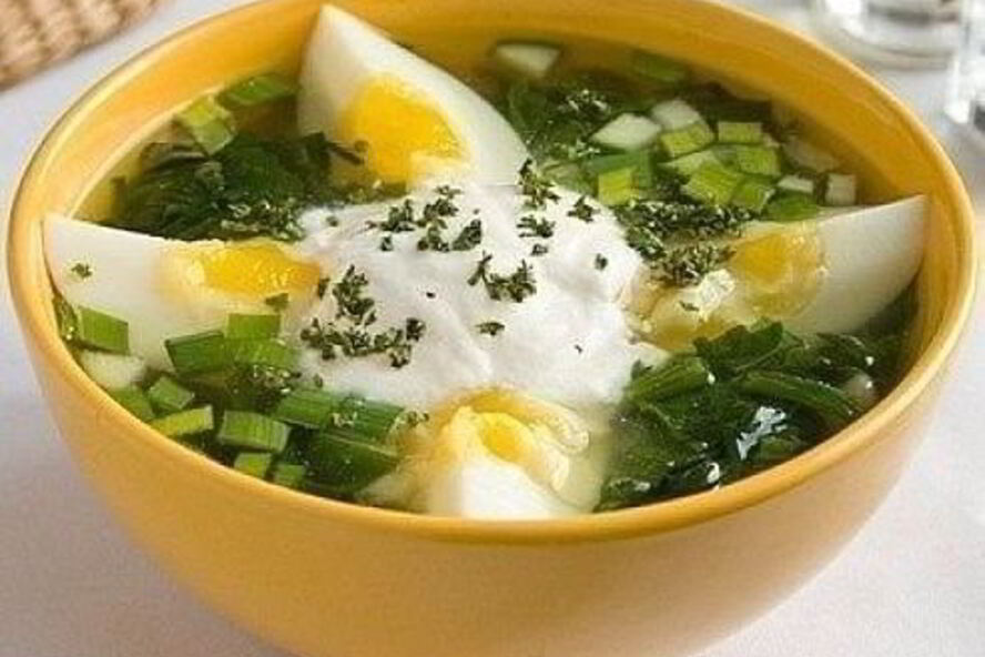 Рецепт овощного супчика с яйцом