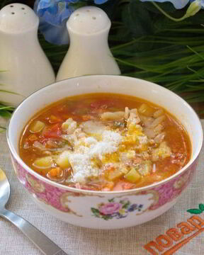 Суп Минестроне классический