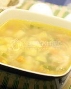 Суп с фрикадельками и овощами