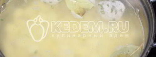 суп с фрикадельками и овощами. Шаг 8