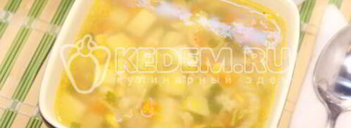 суп с фрикадельками и овощами. Шаг 10