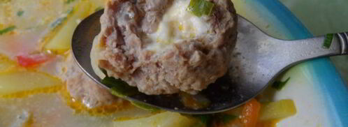 суп с овощами и тефтелями. Шаг 8