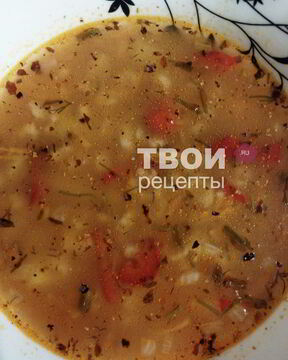 Вегетарианский овощной суп с геркулесом