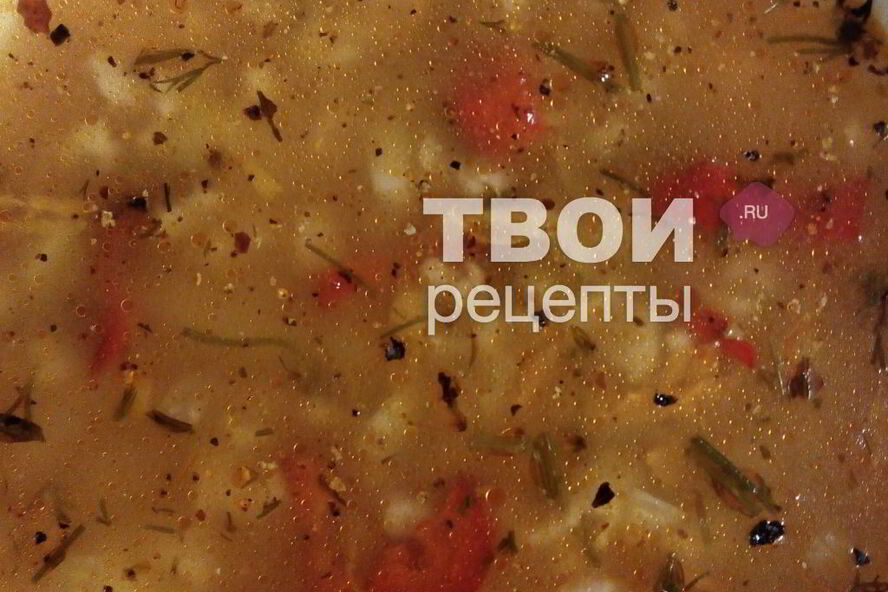 Рецепт вегетарианского овощной суп с геркулесом