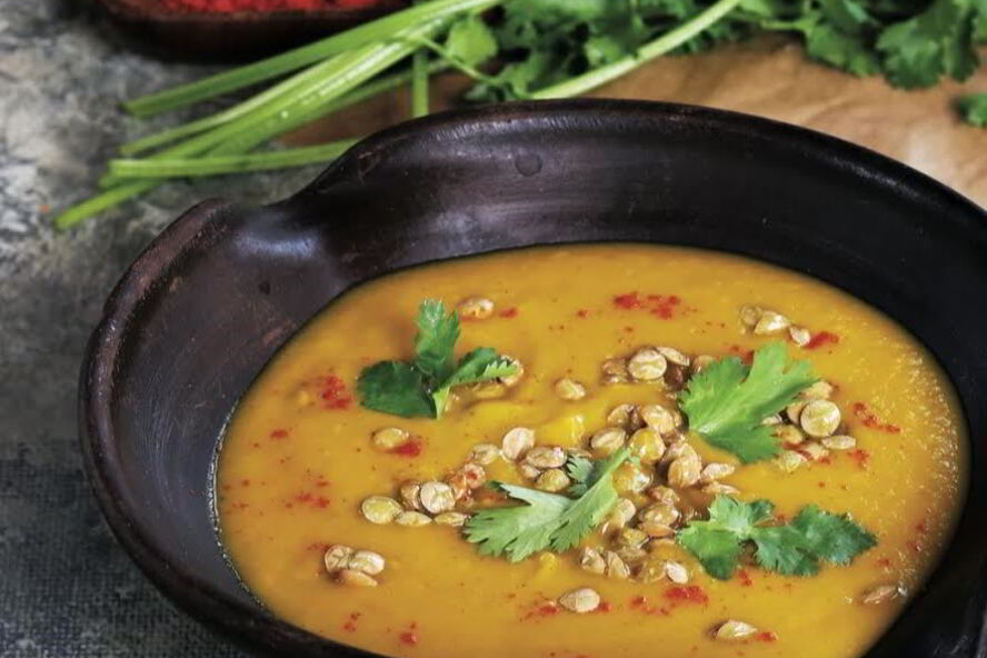 Рецепт чечевичной похлебки на бараньем бульоне