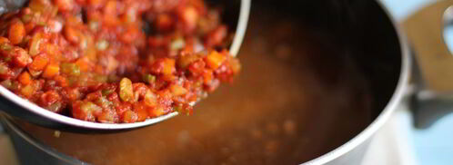 чечевичная похлебка с говядиной. Шаг 9