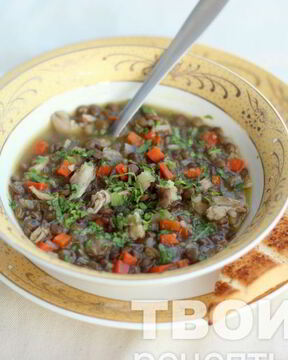 Чечевичная похлебка с курицей