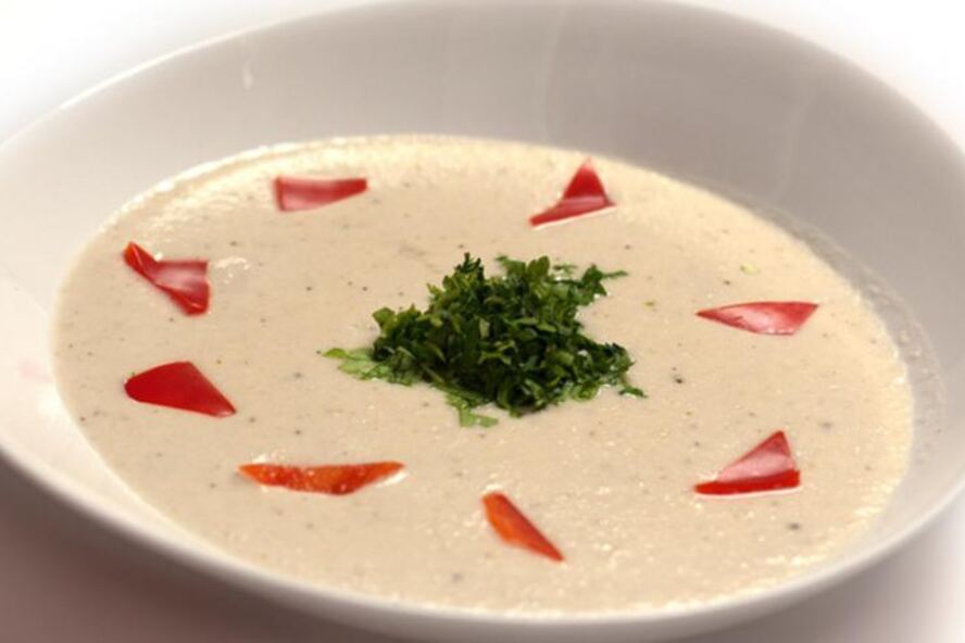 Рецепт чесночной похлебки с лепешками