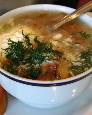 Наваристая похлебка с грибами