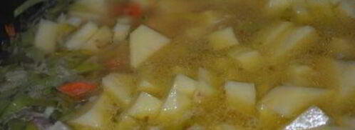 похлебка с крабами и кукурузой. Шаг 5