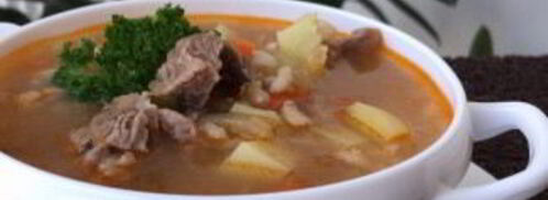 домашний рассольник с перловой крупой. Шаг 7