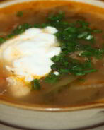 Необычный рассольник с пшеничной крупой