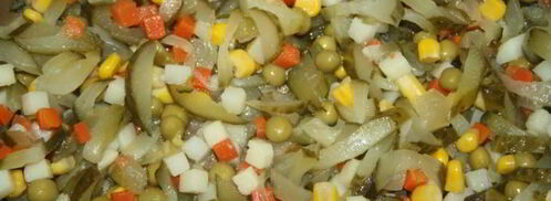 необычный рассольник с пшеничной крупой. Шаг 5