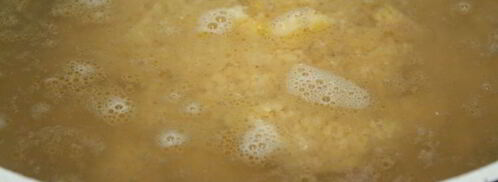 необычный рассольник с пшеничной крупой. Шаг 6