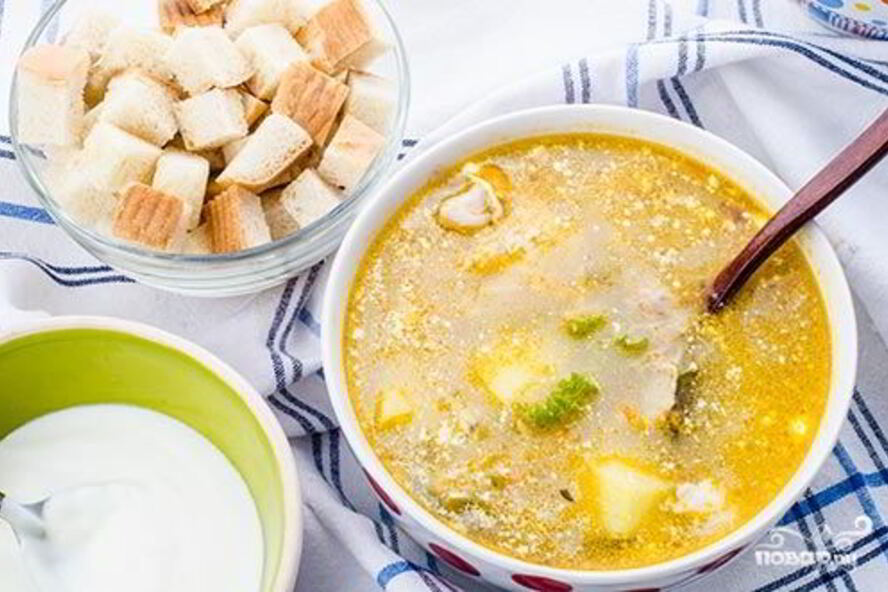 Рецепт рассольника на курином бульоне