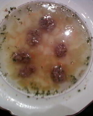 Рассольник с фрикадельками