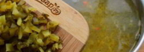 рассольник с гусиными потрошками. Шаг 8