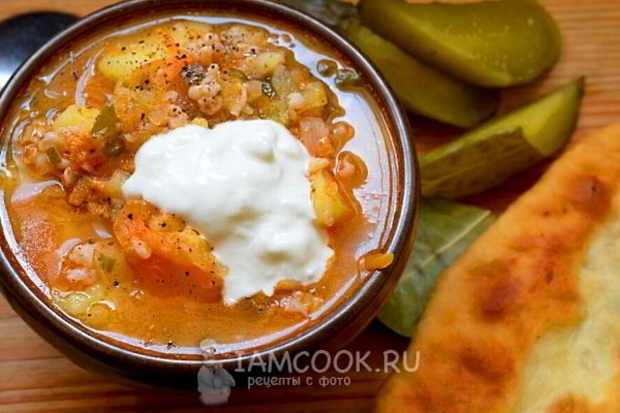 Рецепт рассольника с овсянкой