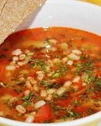 Рассольник с перловой крупой без мяса