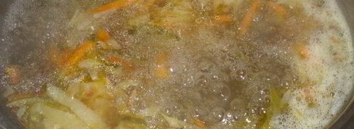 рассольник с тунцом. Шаг 14