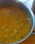 Рассольник свиной с рисом