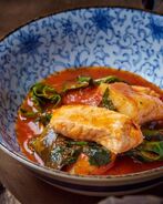 Рыбный томатный суп