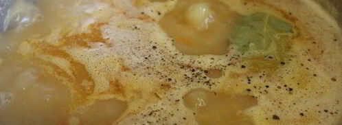 деревенские кислые щи с гречневой кашей. Шаг 8