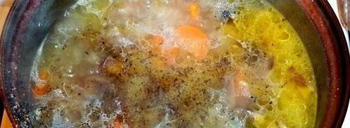 грибные щи из квашеной капусты. Шаг 10