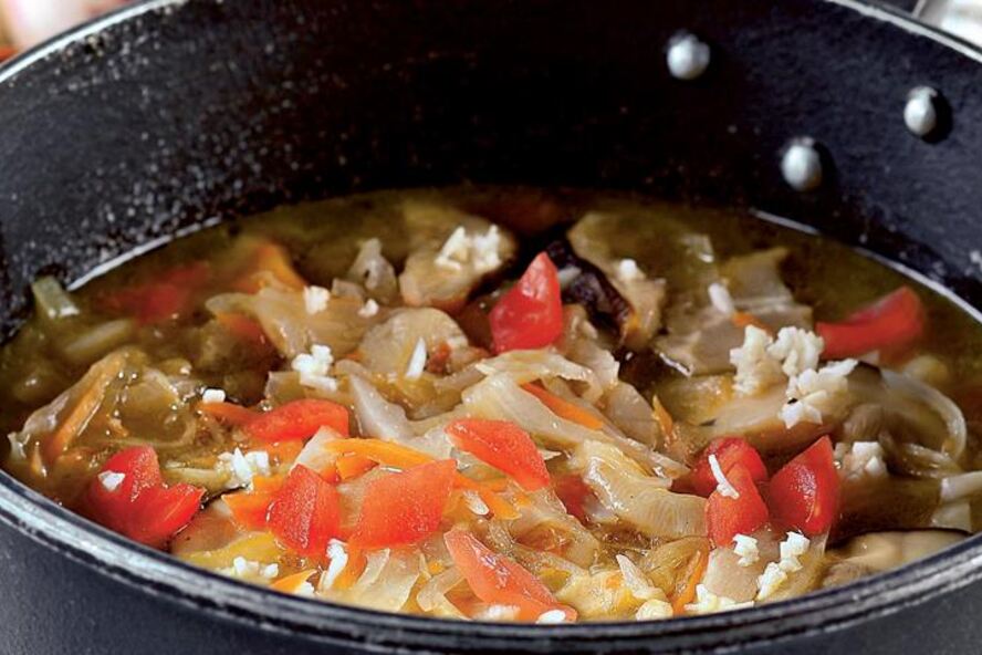 Рецепт постных щей из кислой капусты