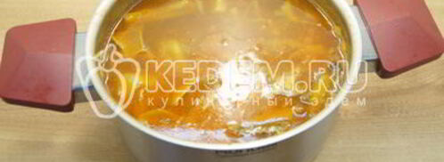 постные щи с капустой и грибами. Шаг 8